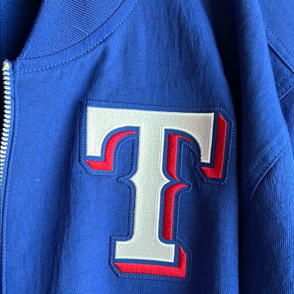 Nike Texas Rangers Authentic Collection Full-Zip Bomber Jacket - Picture 3 of 7